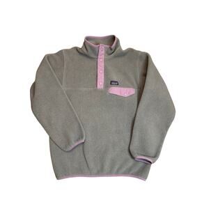 Patagonia Girls' Lightweight Synchilla Snap-T Pullover Size 14/XL